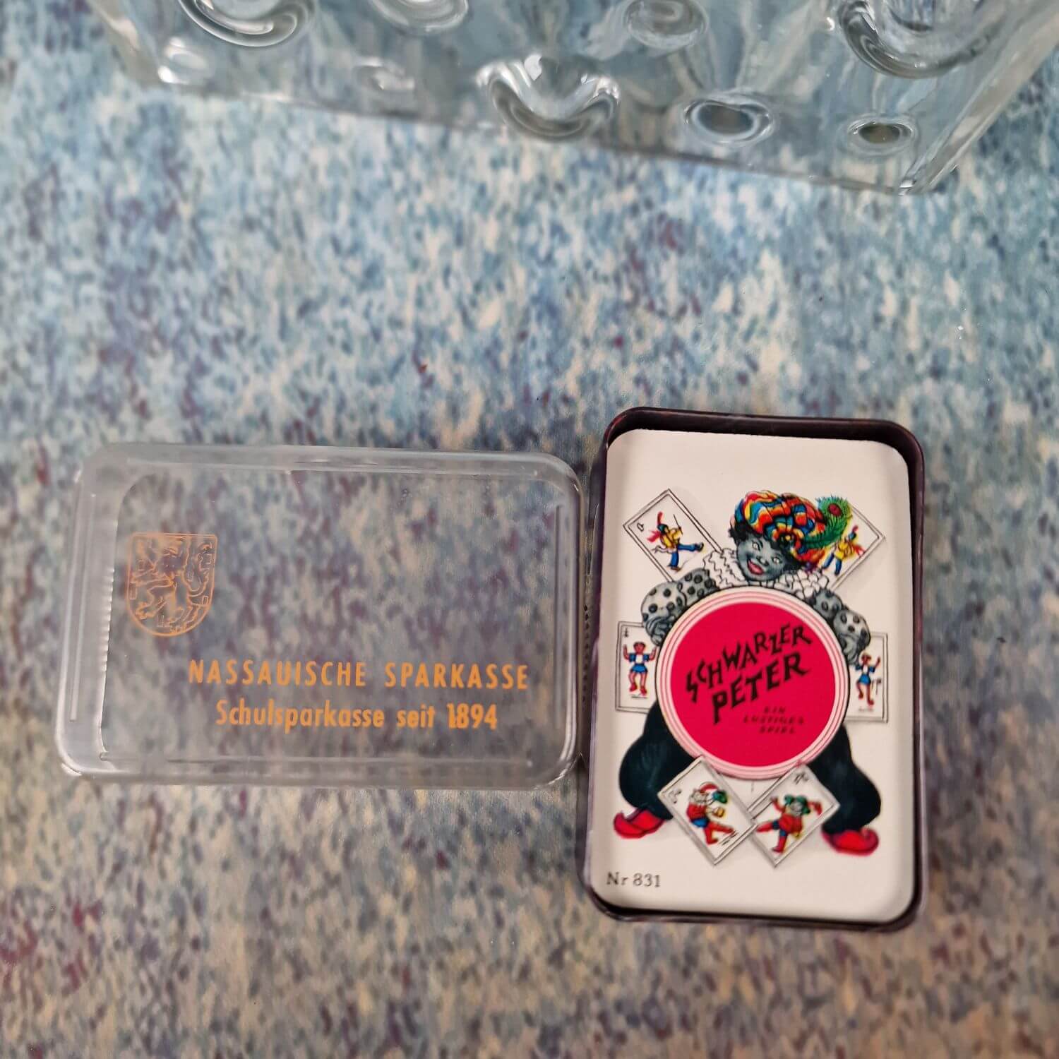 Vintage Kartenspiel Reklame Schwarzer Peter