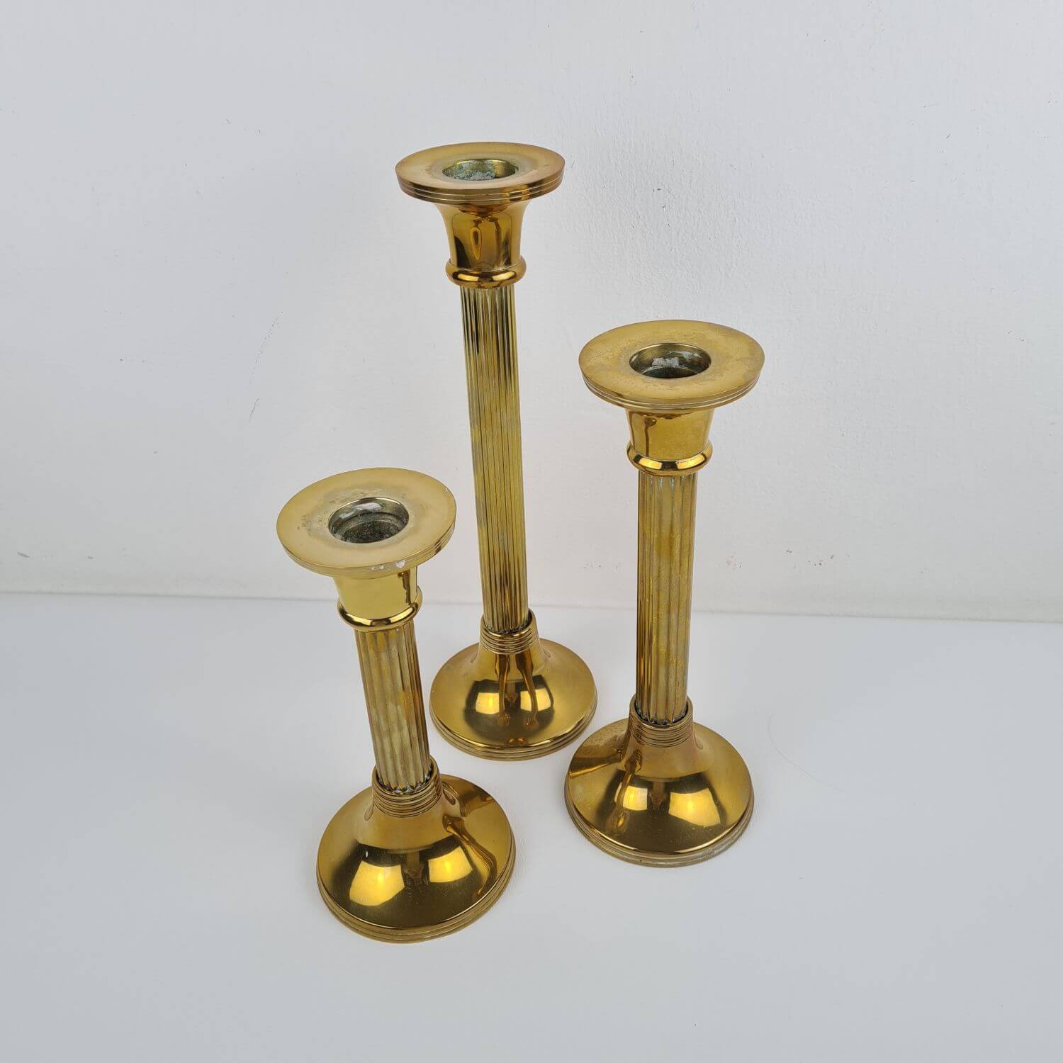 Kerzenständer Trio Messing