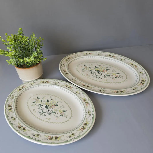Royal Doulton Provencal - 2 ovale Servierplatten
