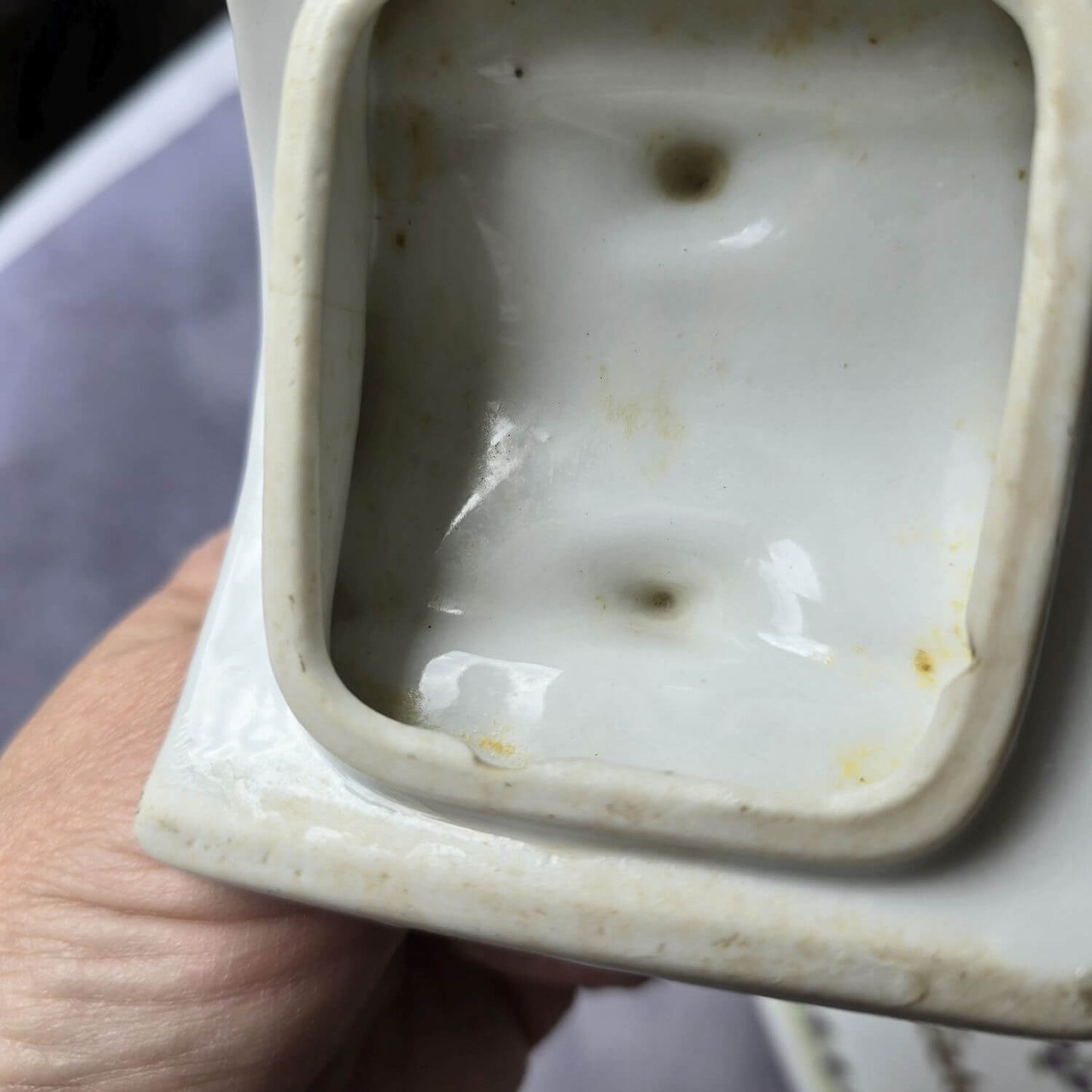 Sechs shabby Vorratsbehäler für die Küche