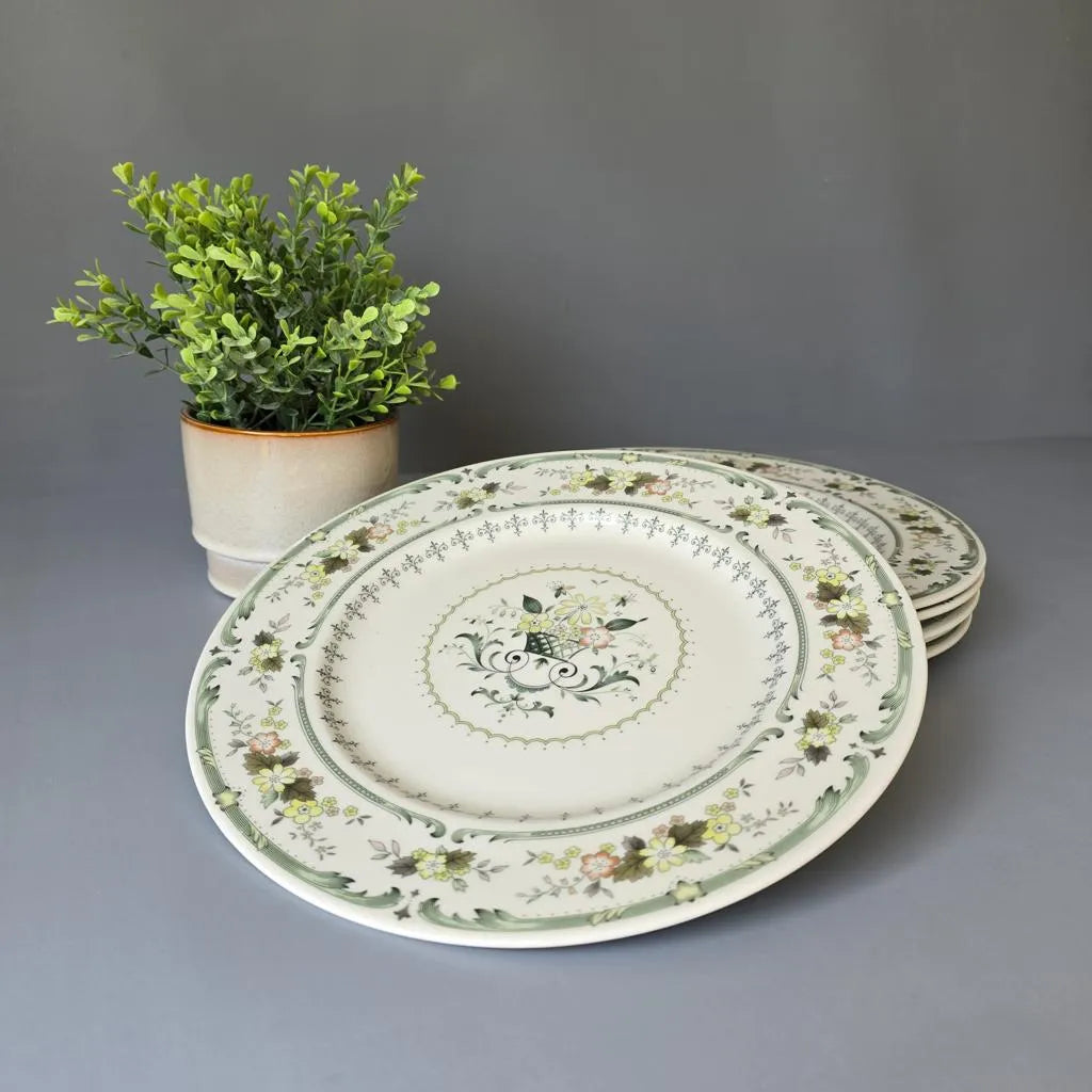 Royal Doulton Provencal - 6 Speiseteller, flache Teller