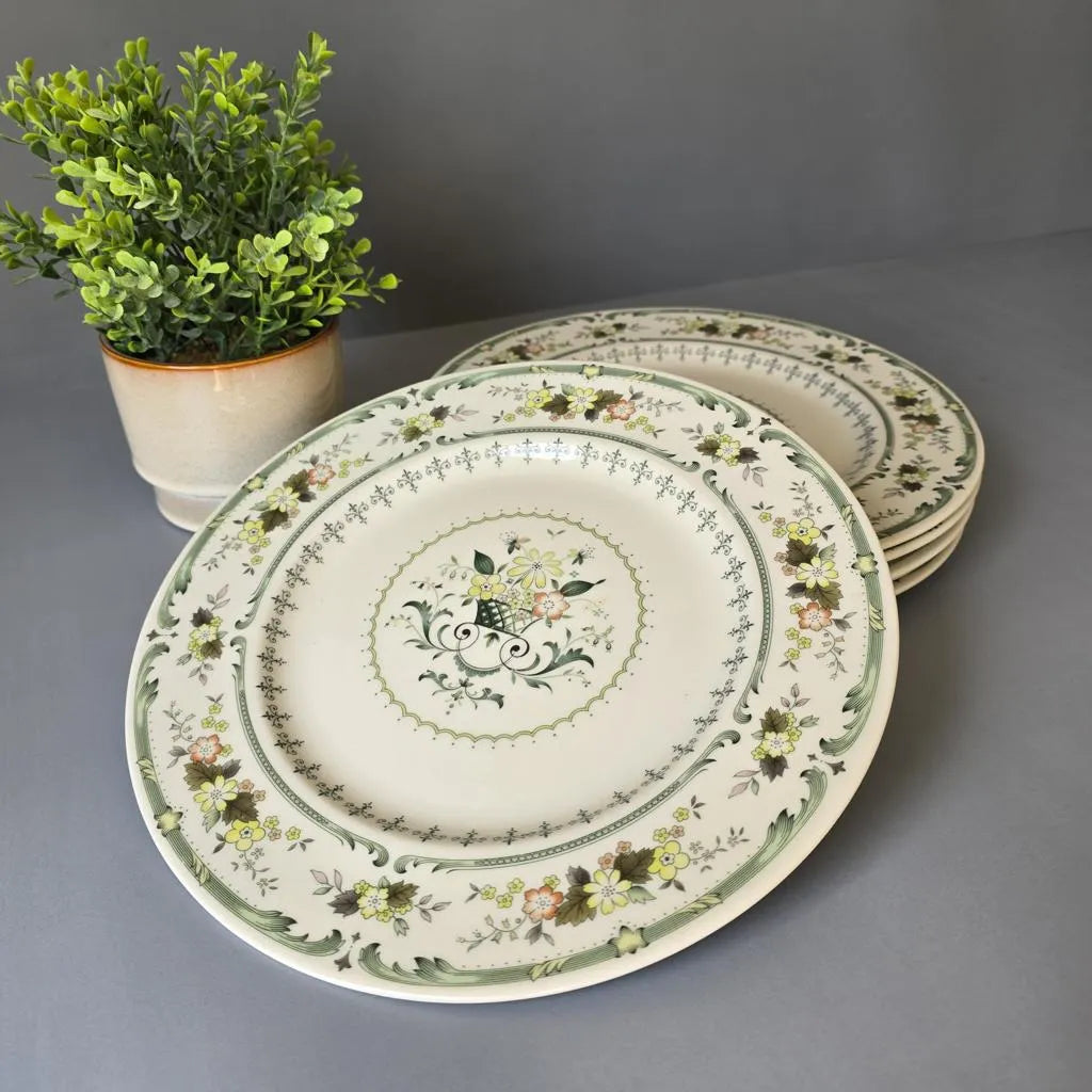 Royal Doulton Provencal - 6 Speiseteller, flache Teller