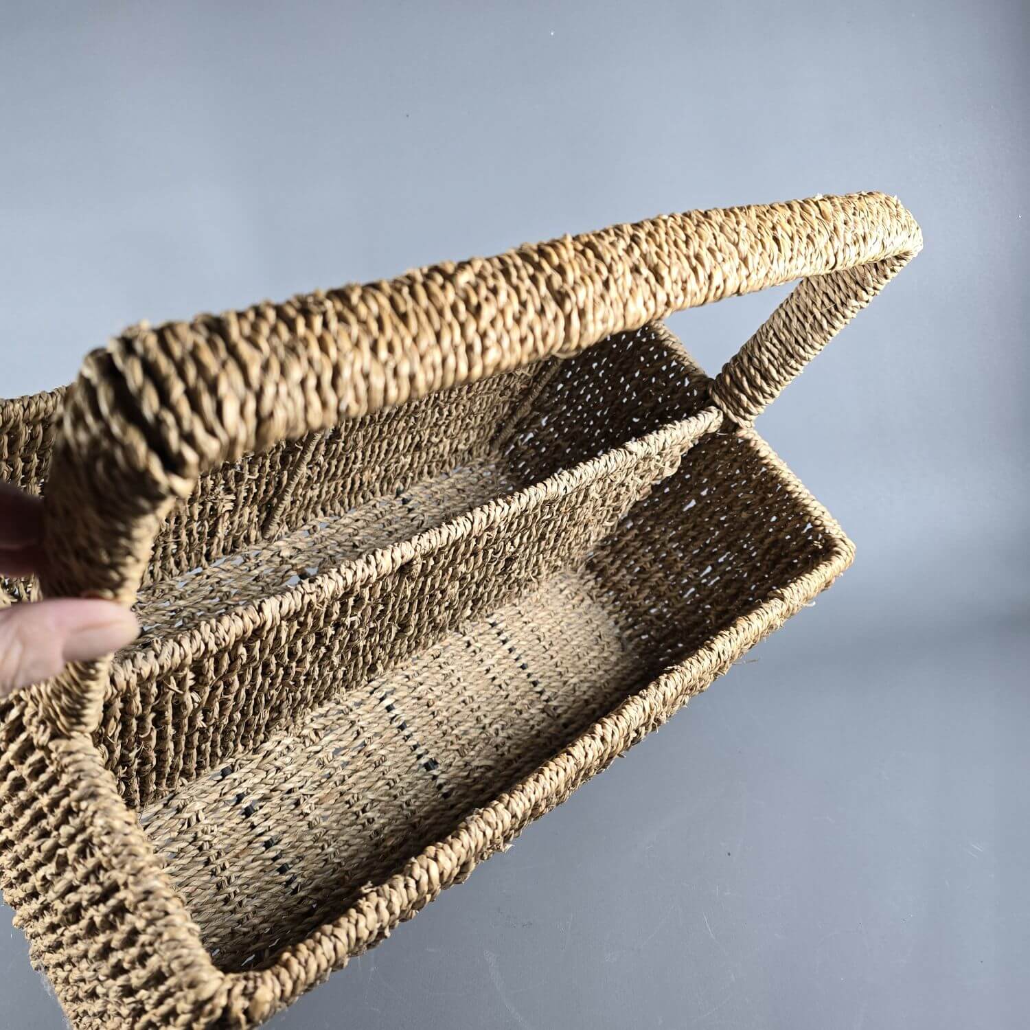 Boho Zeitschriftenständer aus Sisal