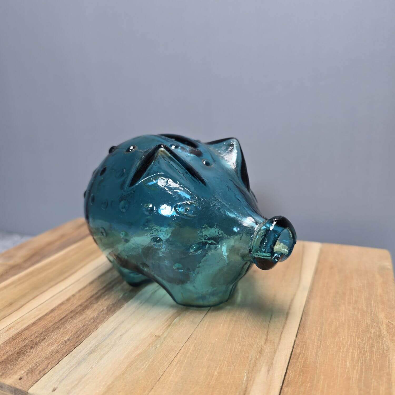 Sparschwein aus Glas - Holmegaard -Denmark - Mid Century - 1960er
