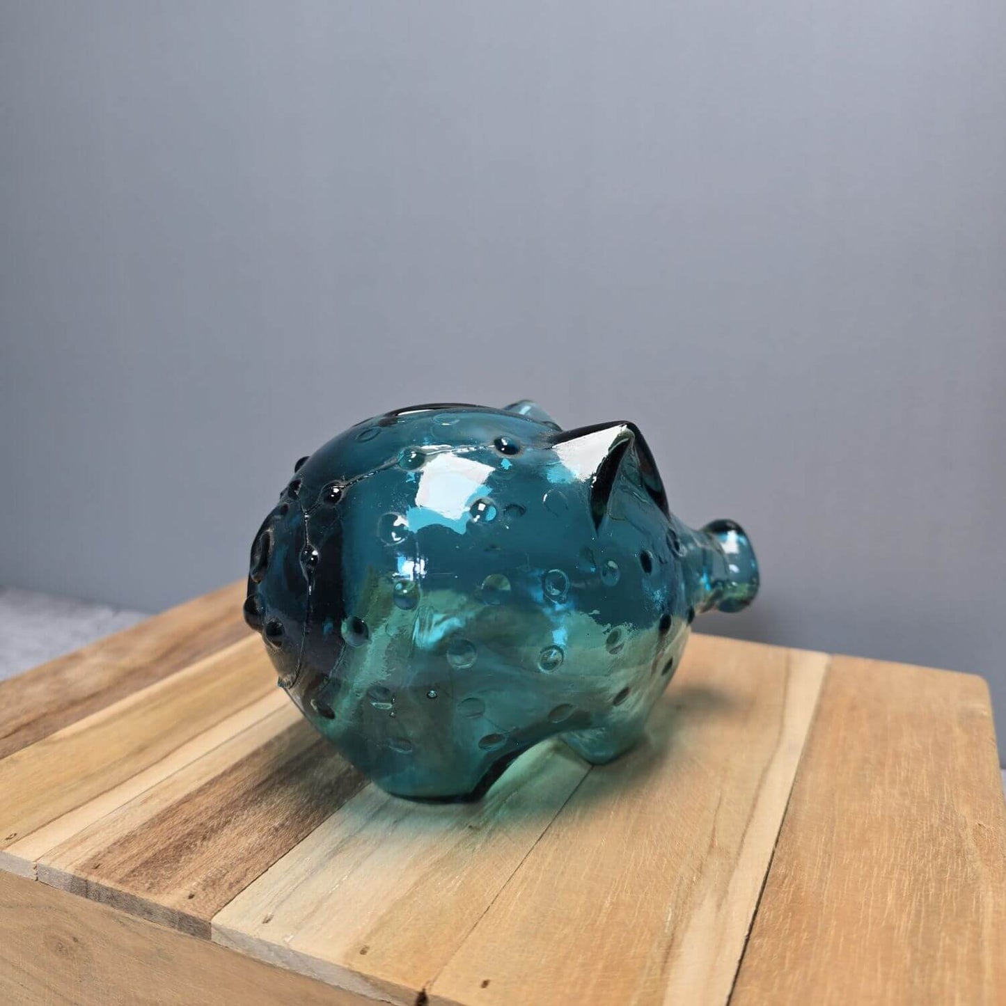 Sparschwein aus Glas - Holmegaard -Denmark - Mid Century - 1960er