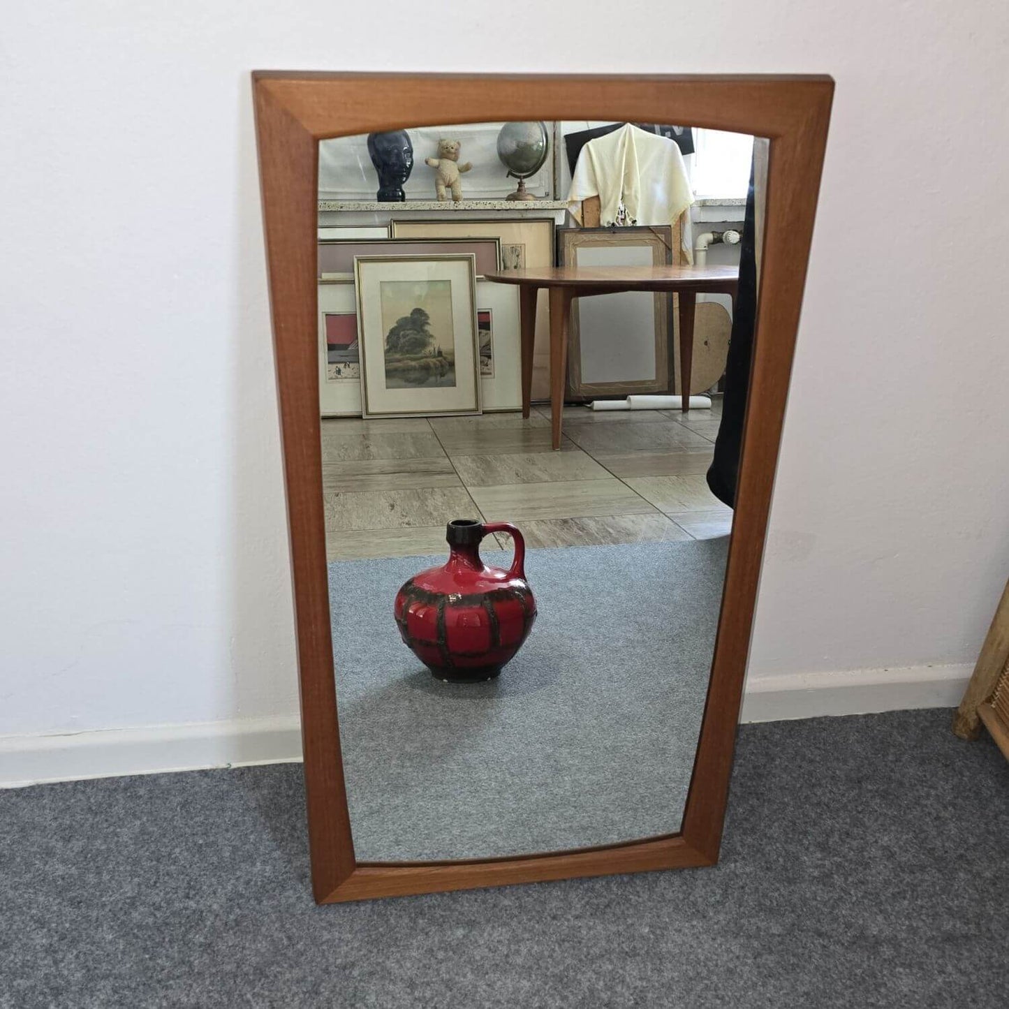 Mid-Century  Spiegel - Teak Kai Kristiansen für Aksel Kjersgaard - Danish Design