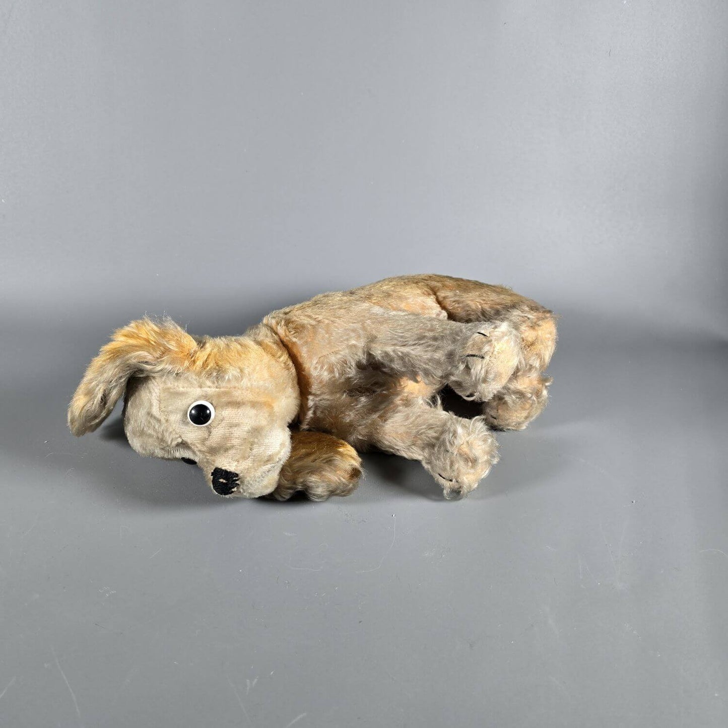 Cocker Spaniel - Stofftier - wohl Steiff 50er Jahre