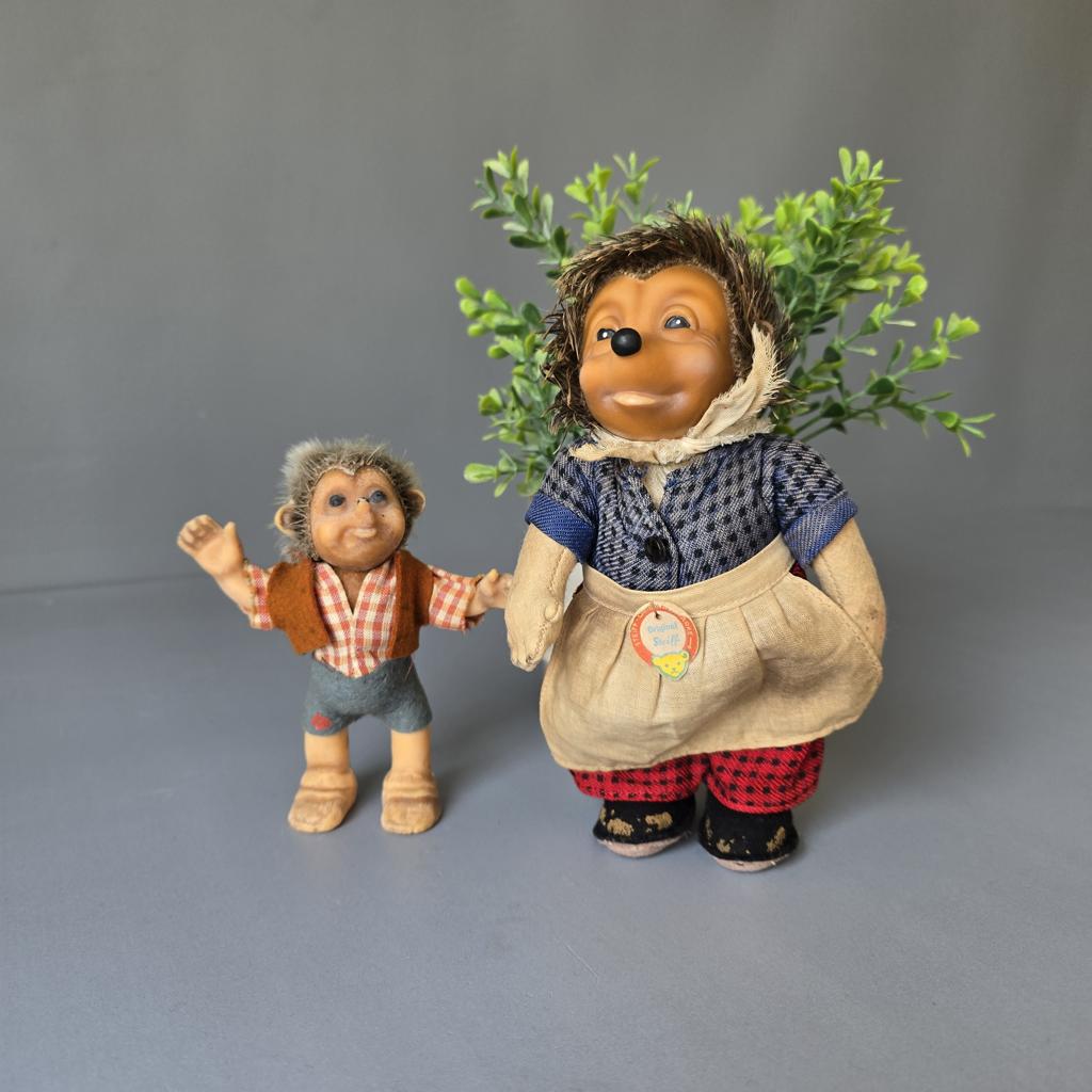 Vintage Steiff mecki Figur mit Micki unbekannter Hersteller
