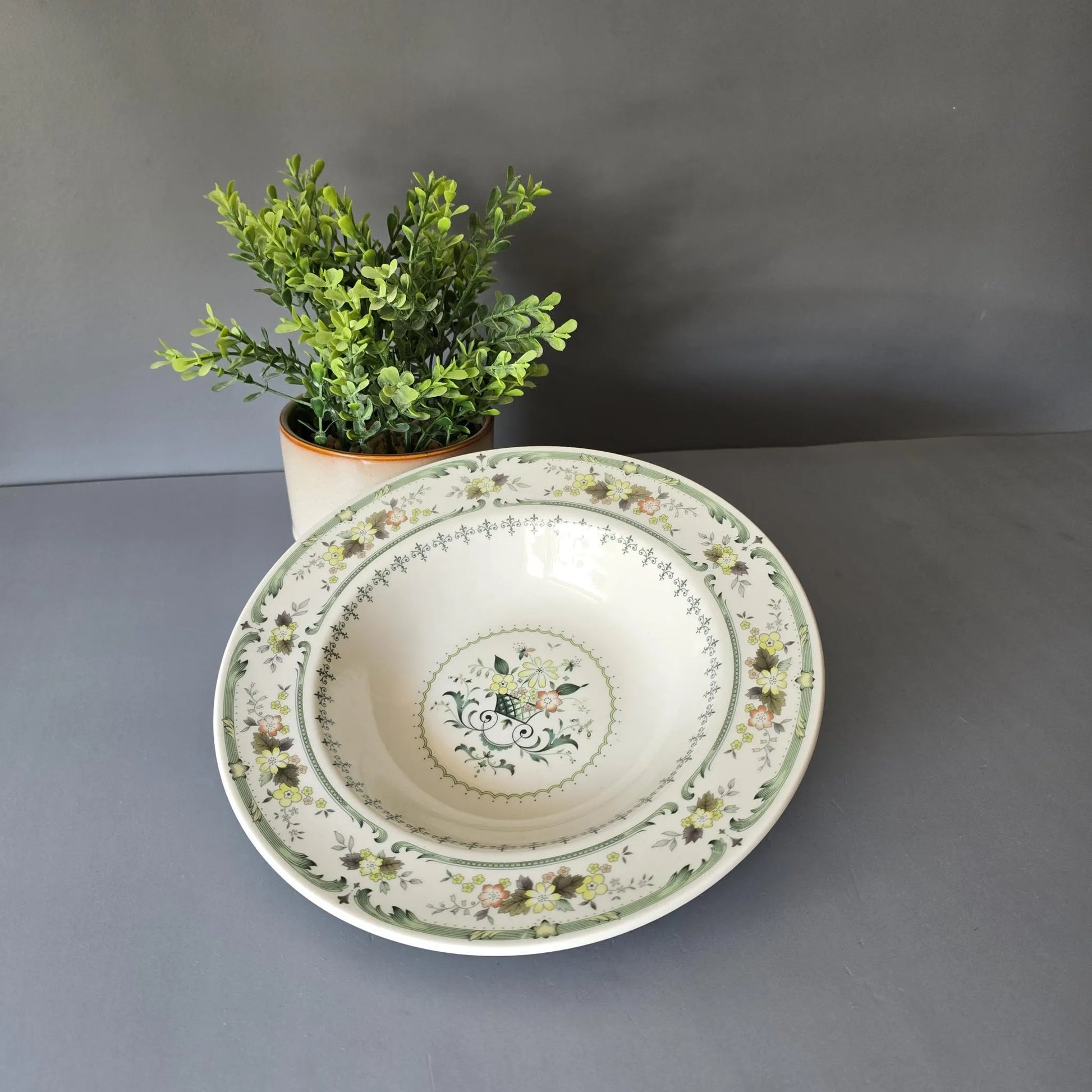 Royal Doulton Provencal - 6 Suppenteller, tiefe Teller