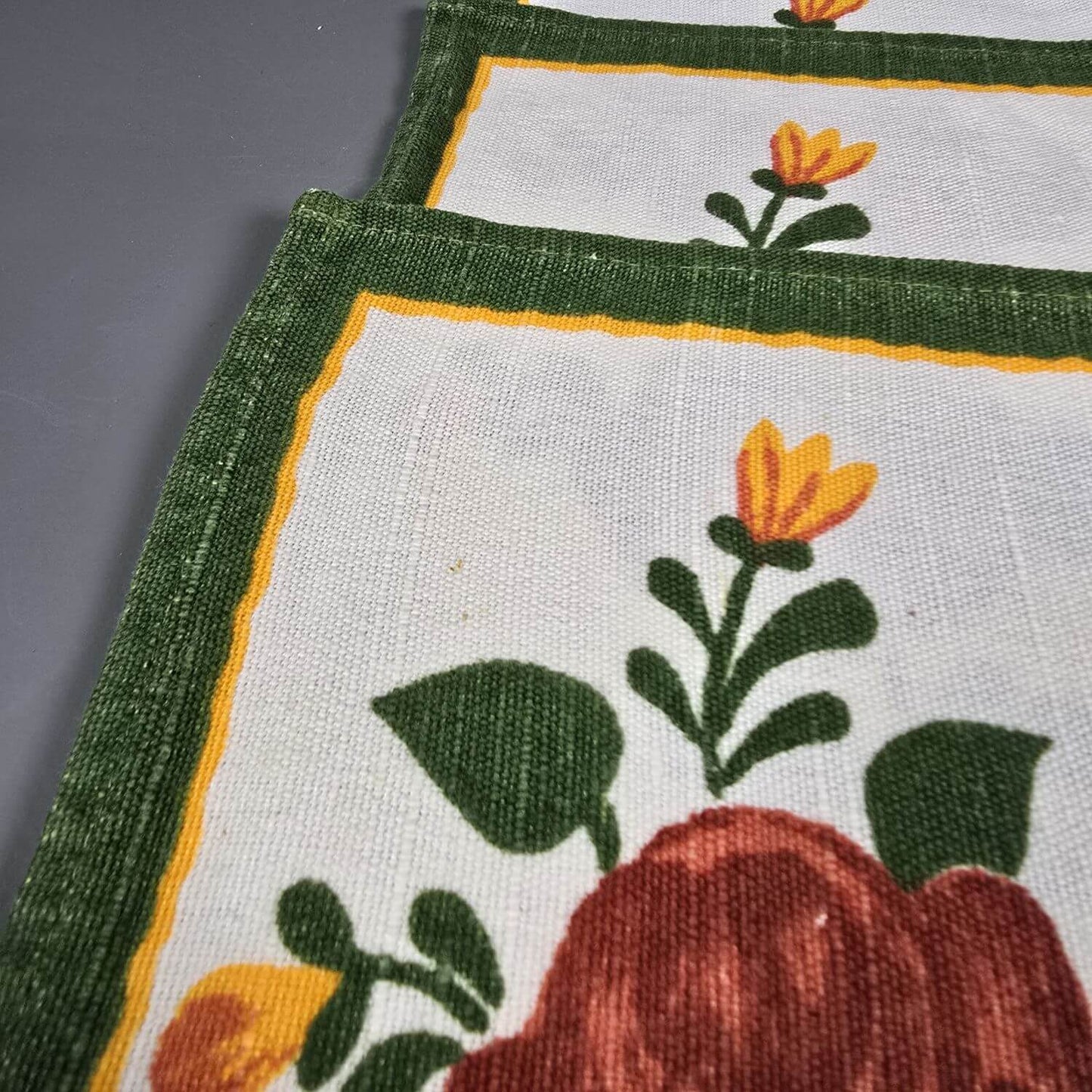 Drei Tischsets von Villeroy & Boch - Bauernblume - Textil