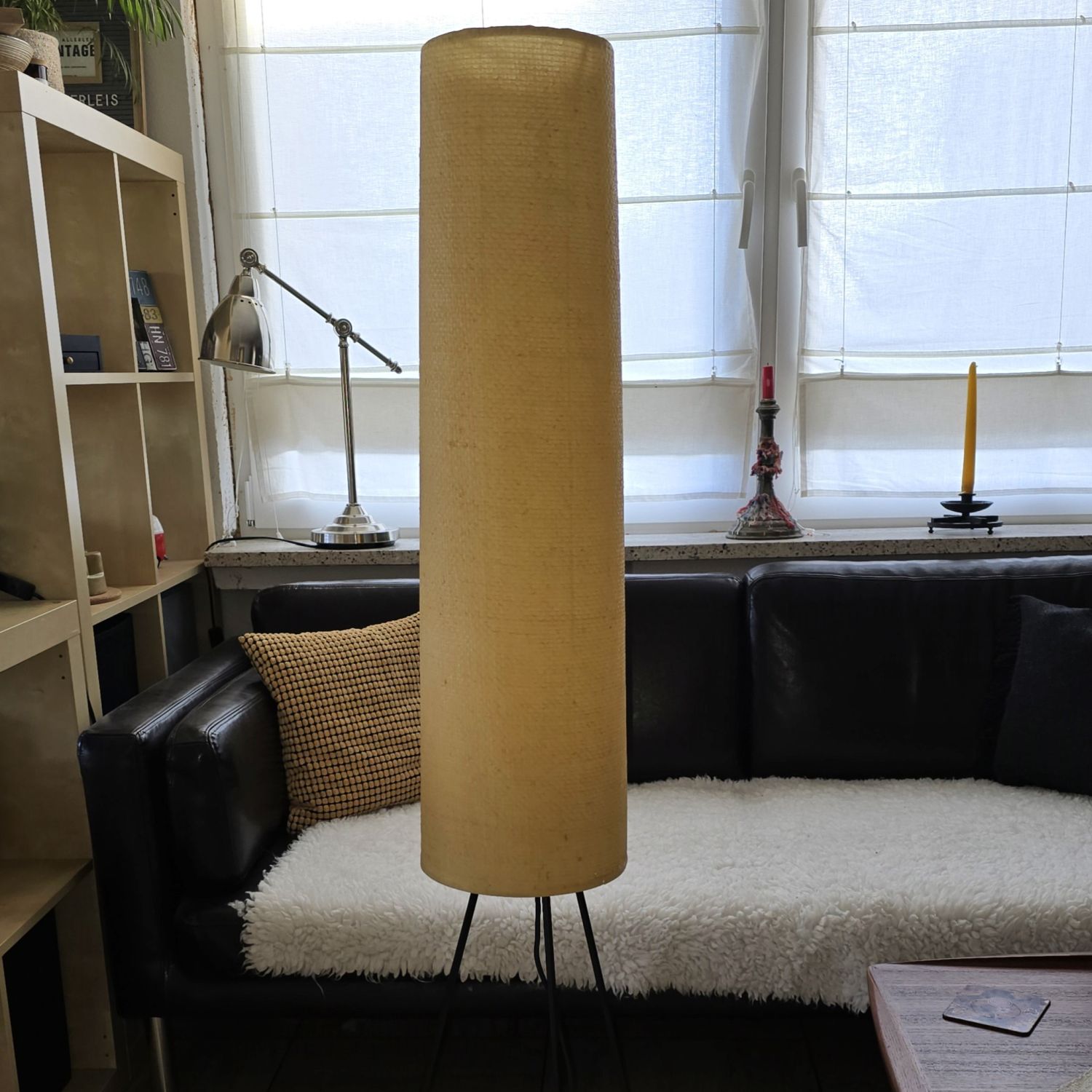 Mid Century Hesse Tripod Stehleuchte -60er Jahre -  Minimalist Floor Lamp