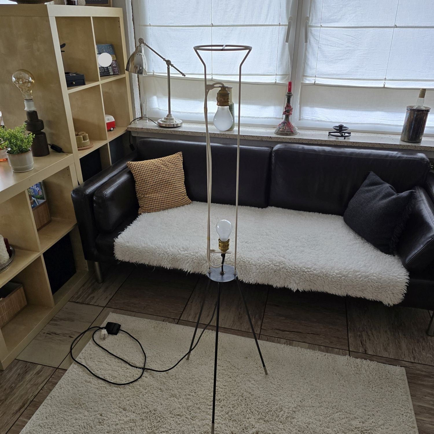 Mid Century Hesse Tripod Stehleuchte -60er Jahre -  Minimalist Floor Lamp