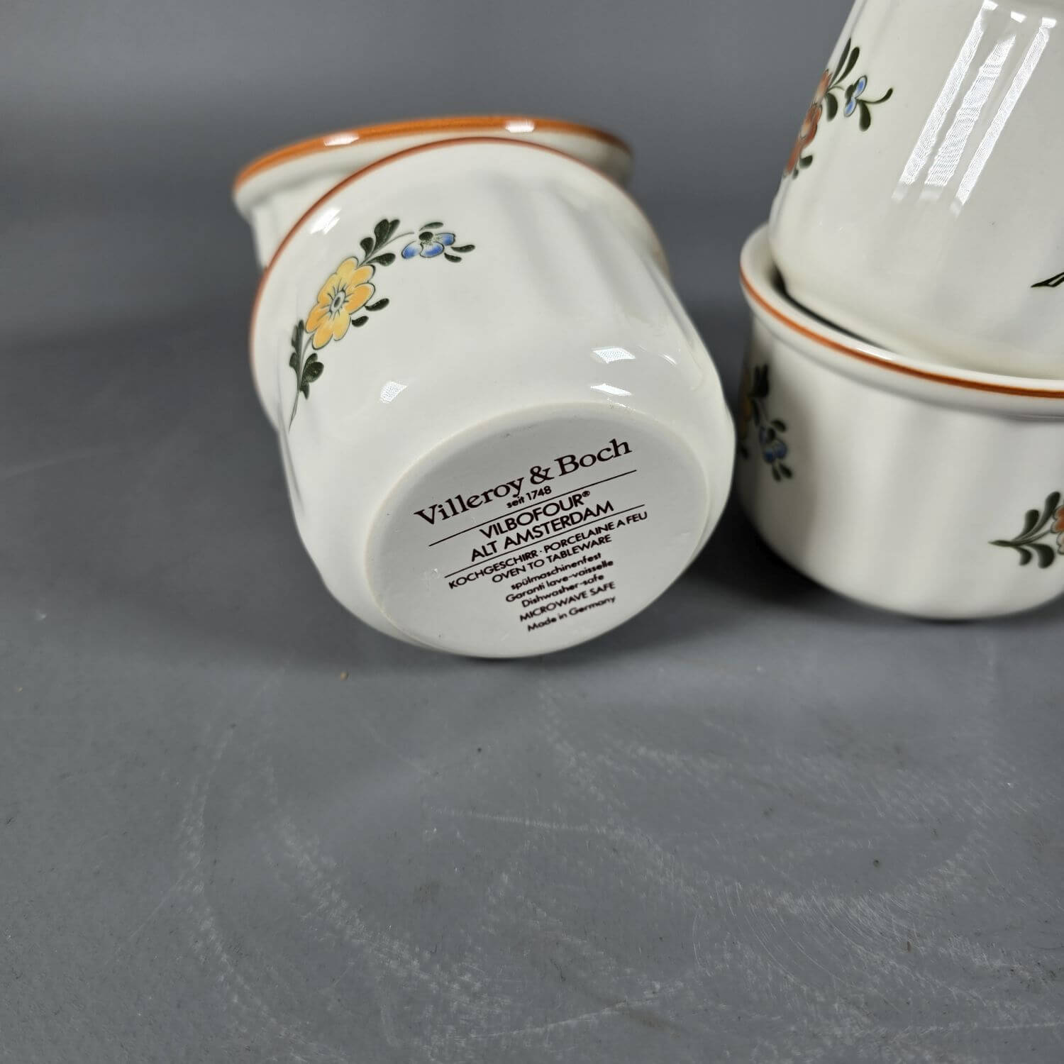 Set Villeroy & Boch Alt Amsterdam - 4 Ofenfeste Pastetenformen - Kochgeschirr