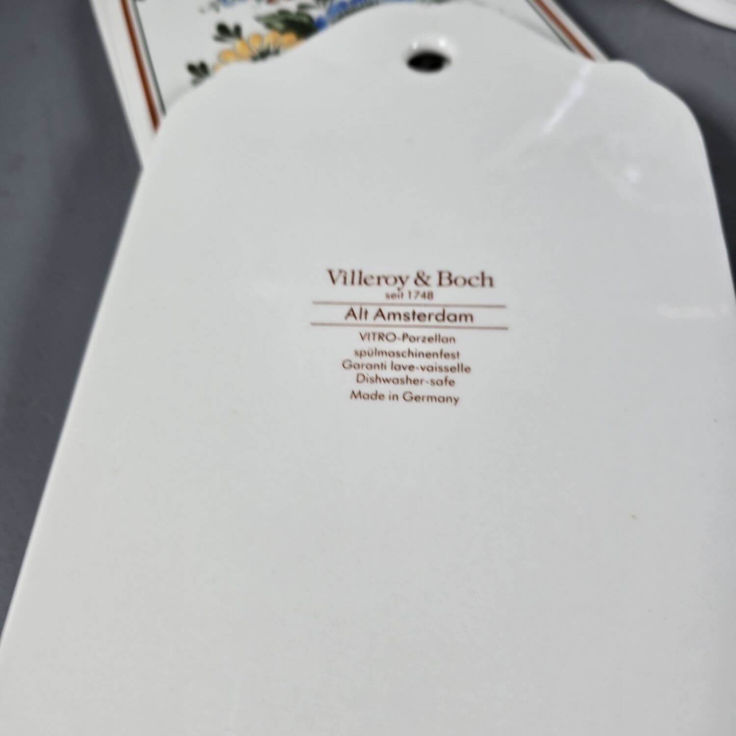 Villeroy & Boch Alt Amsterdam - Set aus 6 Frühstücksbrettchen und 1 Kaffeekanne