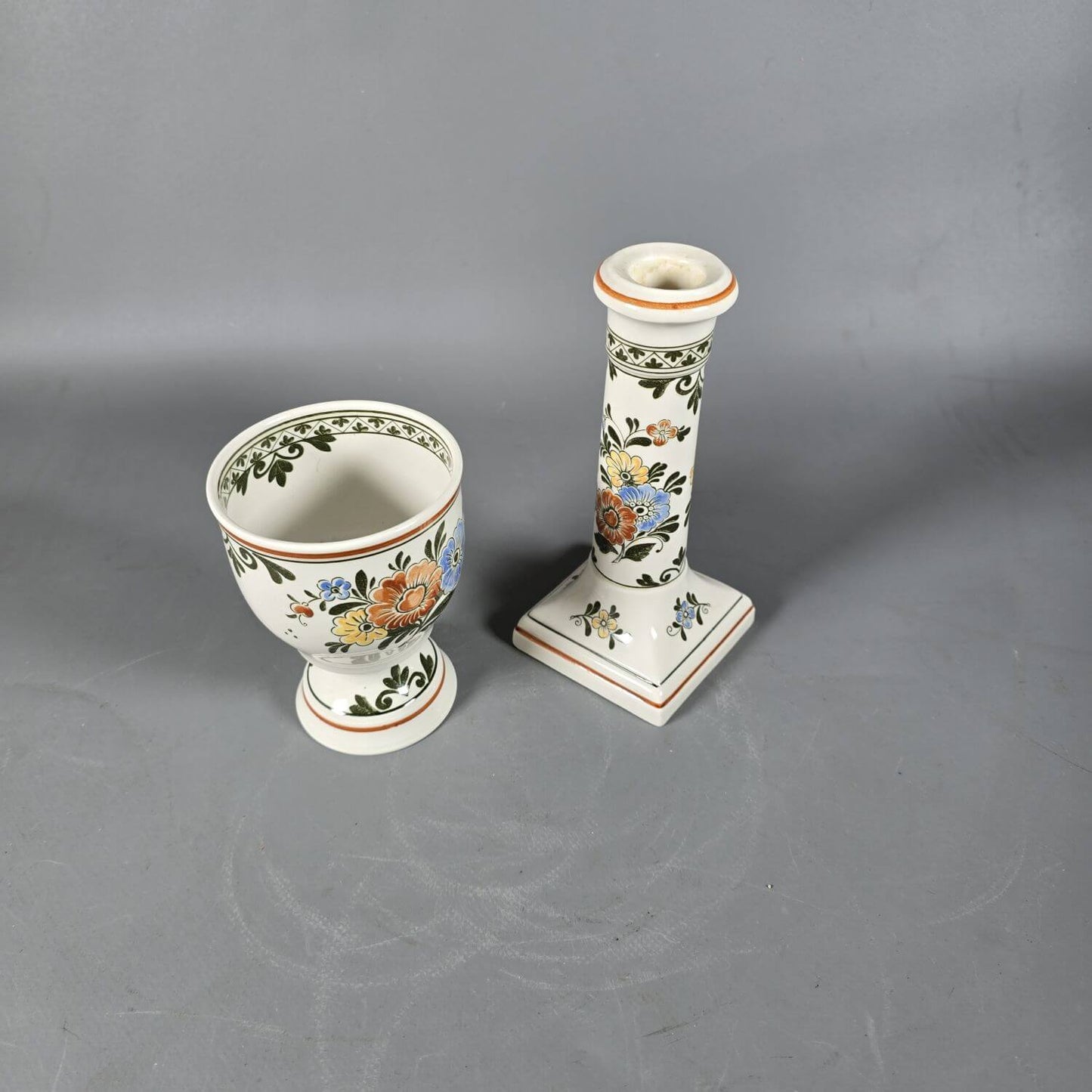 Set Villeroy & Boch Alt Amsterdam - Saftbecher Kakaobecher Pokal und Kerzenständer