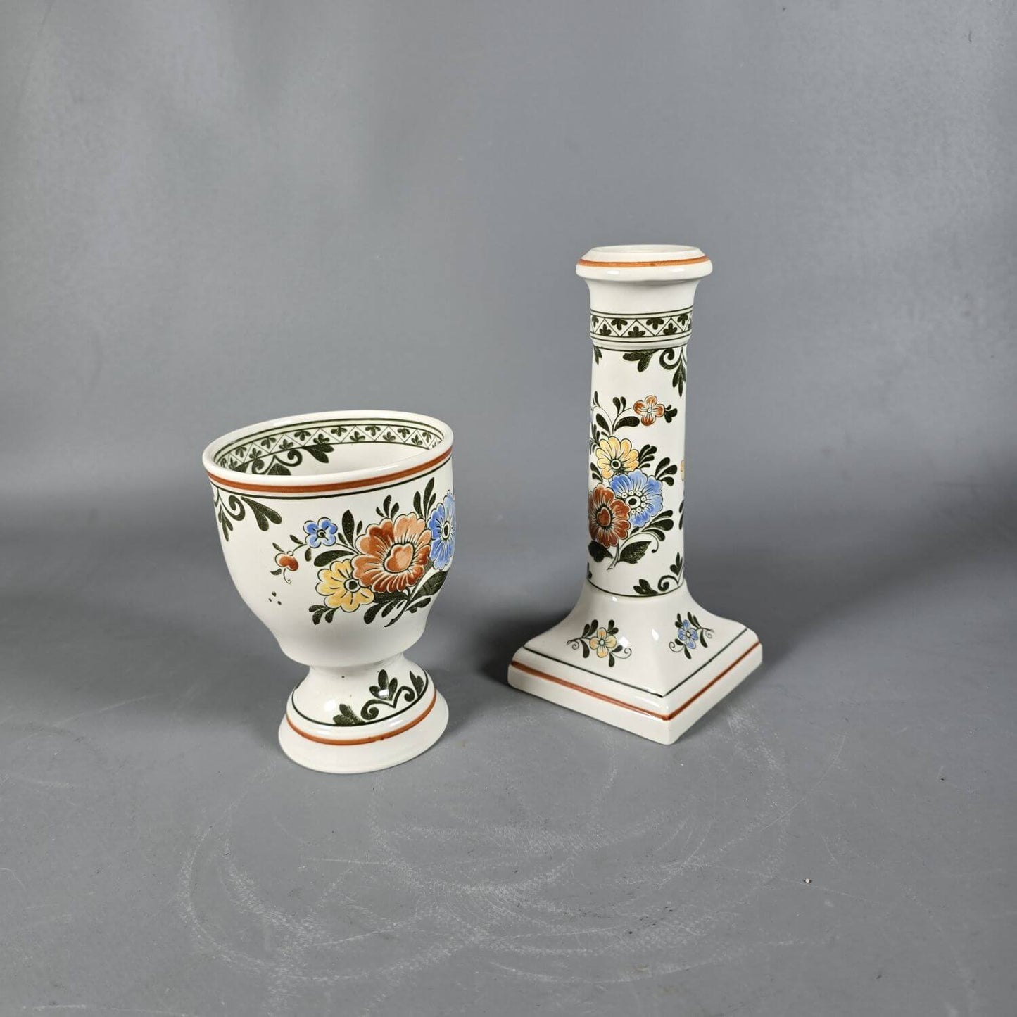 Set Villeroy & Boch Alt Amsterdam - Saftbecher Kakaobecher Pokal und Kerzenständer