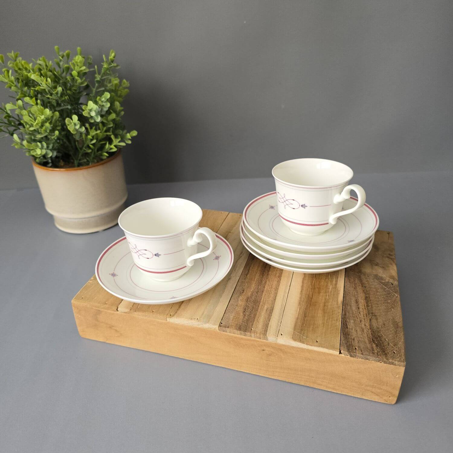 Villeroy & Boch Aragon Mokkatassen & Unterteller Set