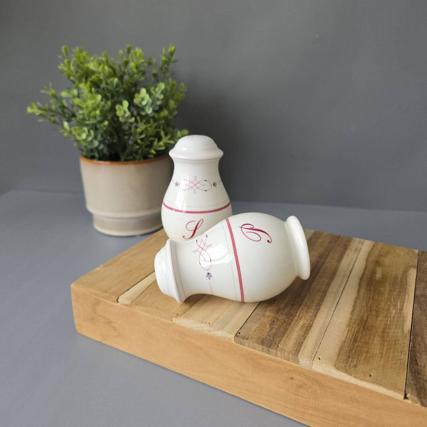 Villeroy & Boch Aragon Salz- & Pfefferstreuer mit Aufschrift