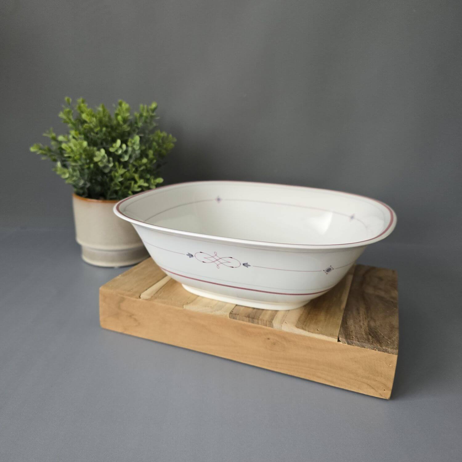 Villeroy & Boch Aragon große quadratische Schüssel, Porzellan
