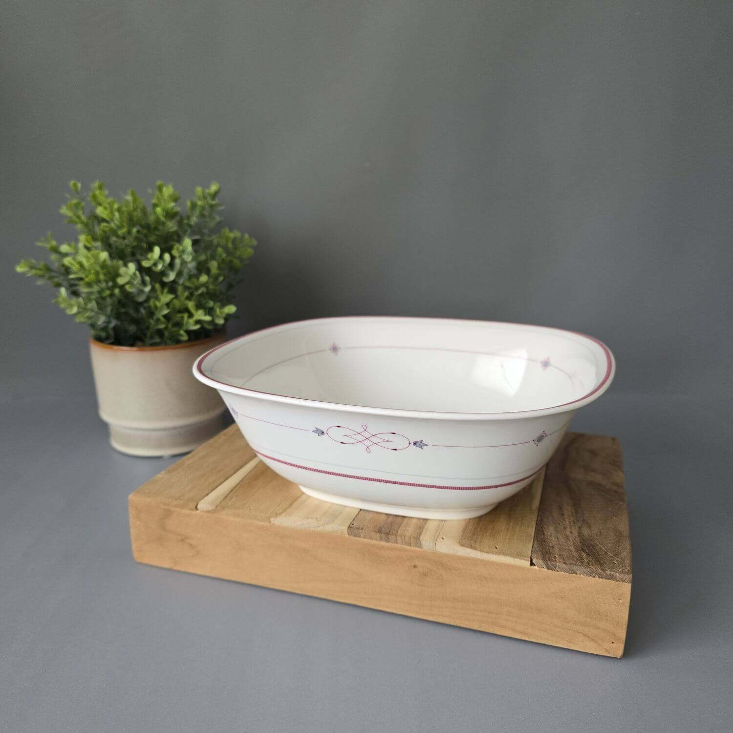 Villeroy & Boch Aragon mittelgroße quadratische Schüssel, 21cm