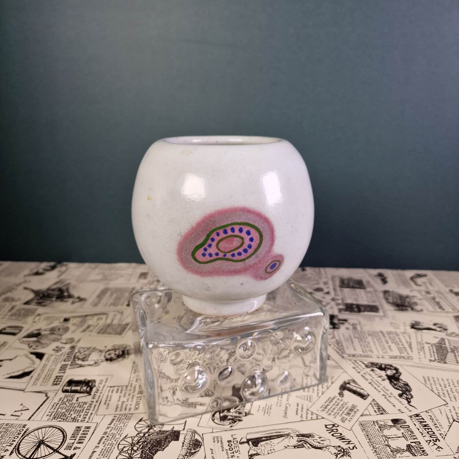 Vase Kerstan Kandern Keramik - 80er Jahre - Blumenvase