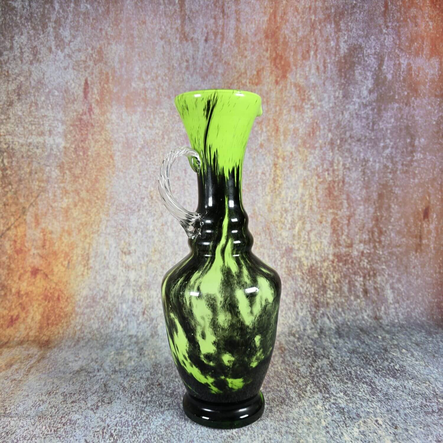 Vintage Glaskunst - Große Vase aus Italien - wohl Carlo Moretti - 70er Jahre