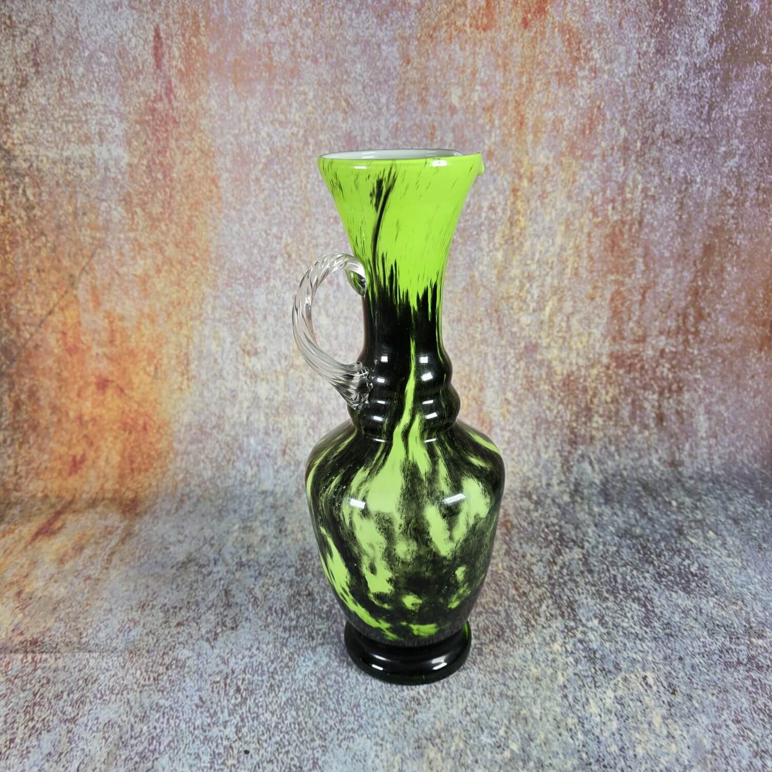 Vintage Glaskunst - Große Vase aus Italien - wohl Carlo Moretti - 70er Jahre