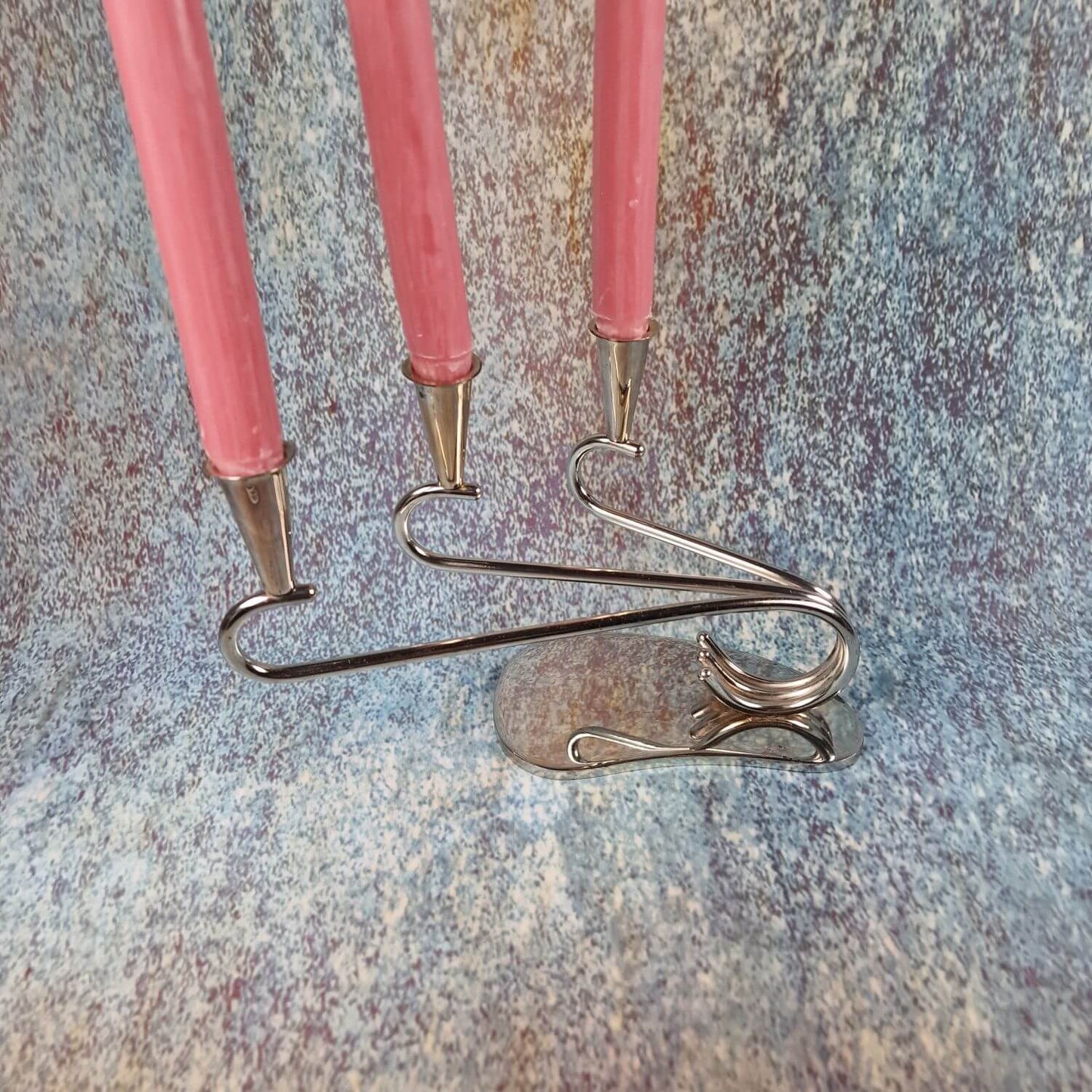 Vintage versilberter Kerzenleuchter BBI Braucke & Berkenhoff Iserlohn