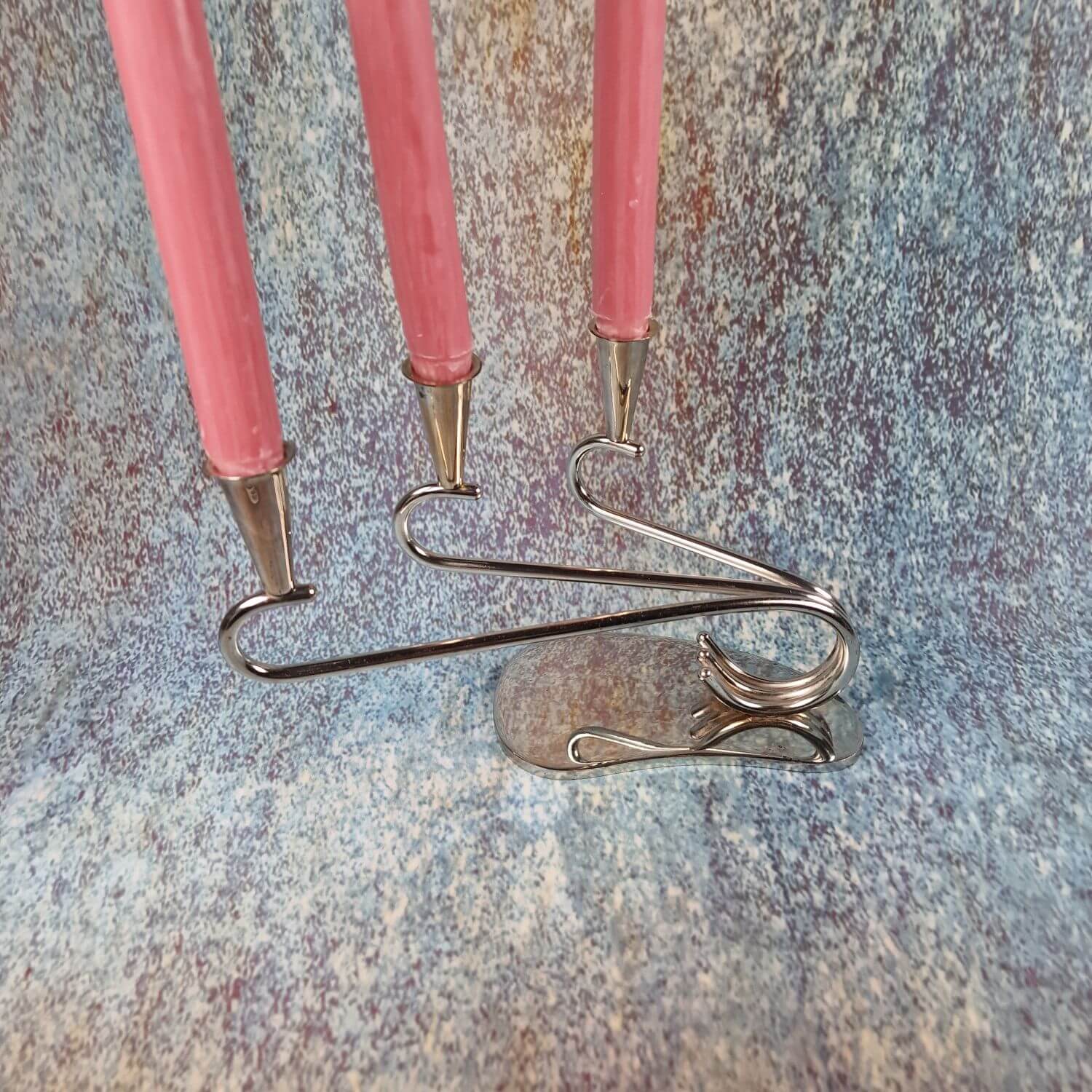 Vintage versilberter Kerzenleuchter BBI Braucke & Berkenhoff Iserlohn