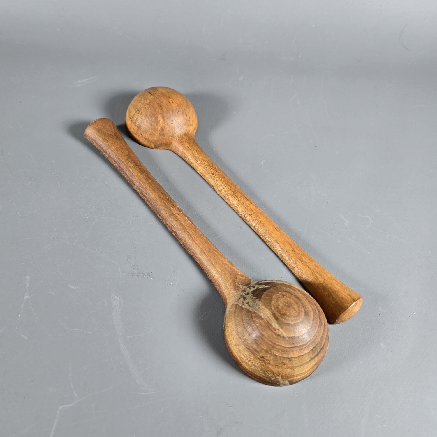 Zwei Teak Löffel  aus den 60er Jahren