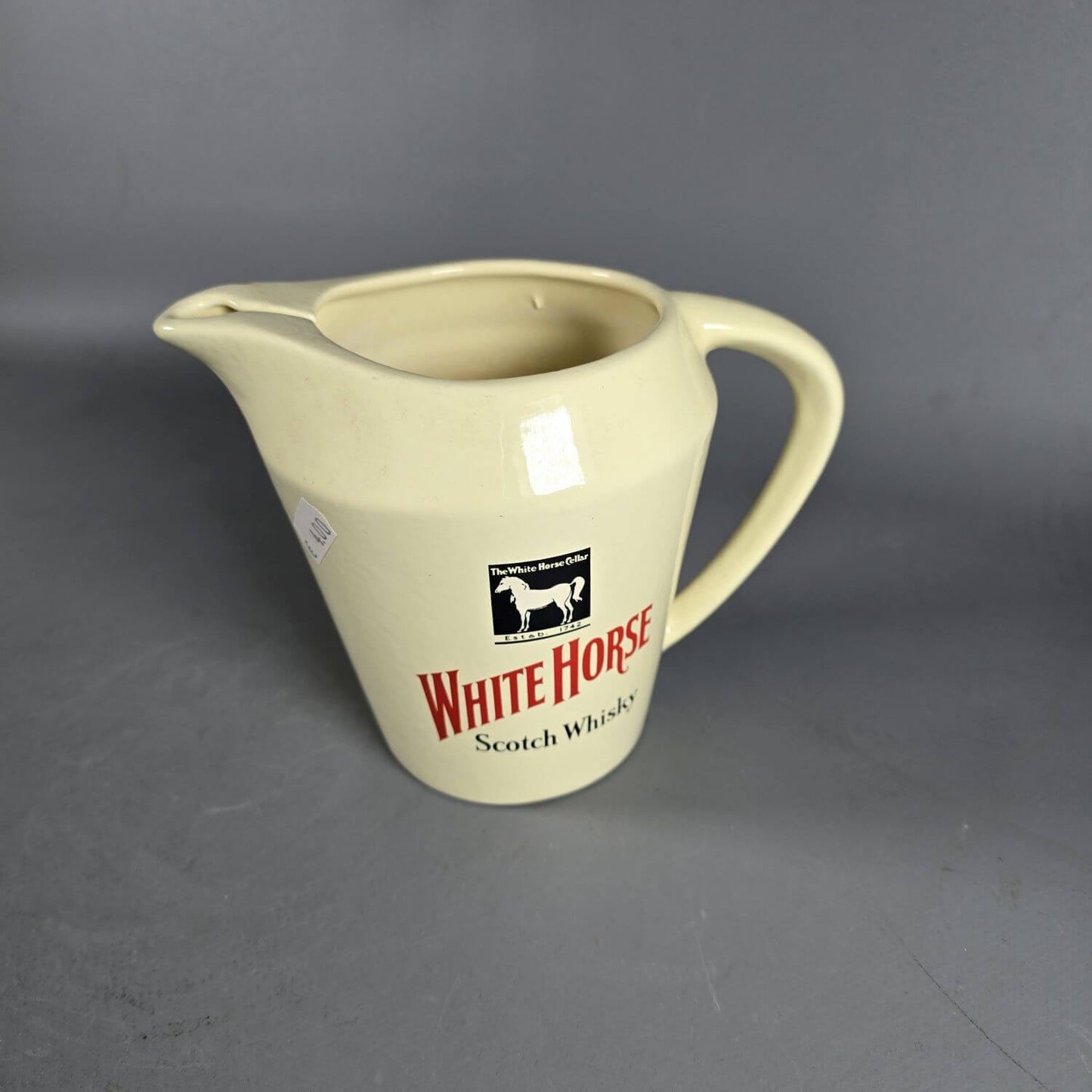 Wasserkanne White Horse Scotch Whisky - wohl 1970er Jahren