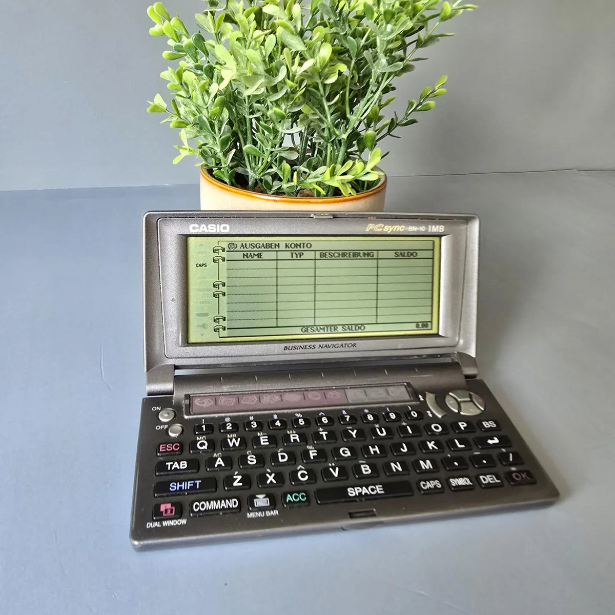 Vintage Casio Business Navigator BN-10 - PC sync 1MB