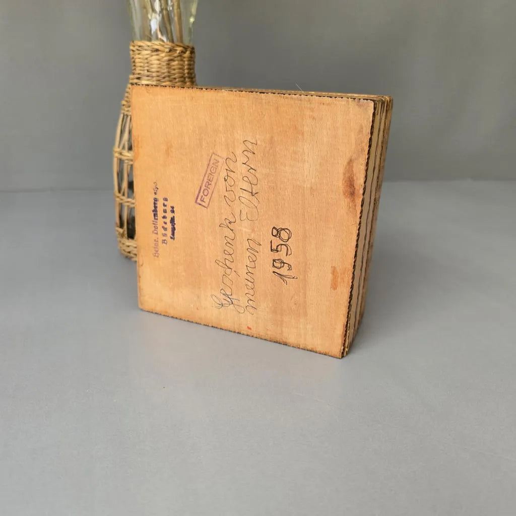Holzdose - Schatulle - Holzbox - 1958 - Schatzkiste