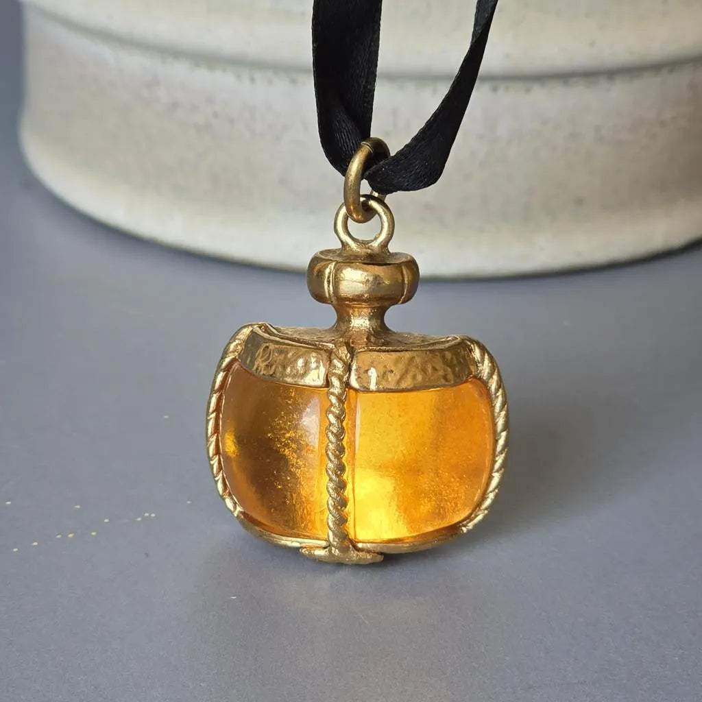 Yves Saint Laurent - YSL - Necklace Halskette Champagne