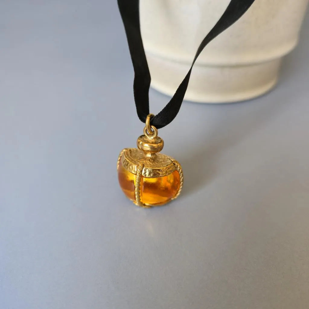 Yves Saint Laurent - YSL - Necklace Halskette Champagne