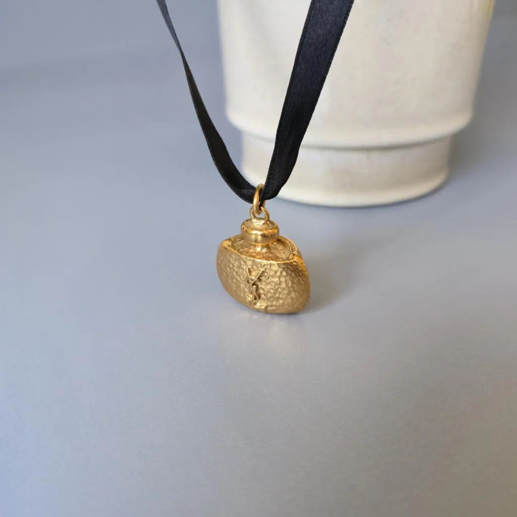 Yves Saint Laurent - YSL - Necklace Halskette Champagne