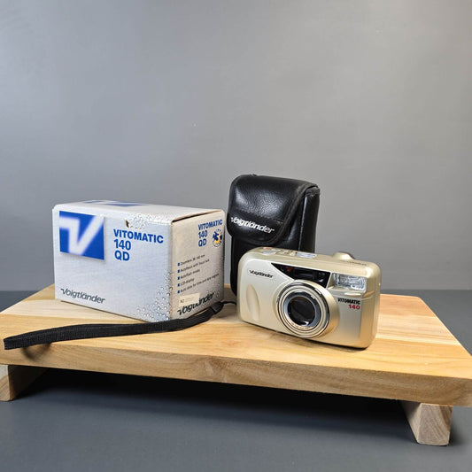 Vintage Voigtländer Analog Kamera - Vitomatic 140 QD - in org Karton