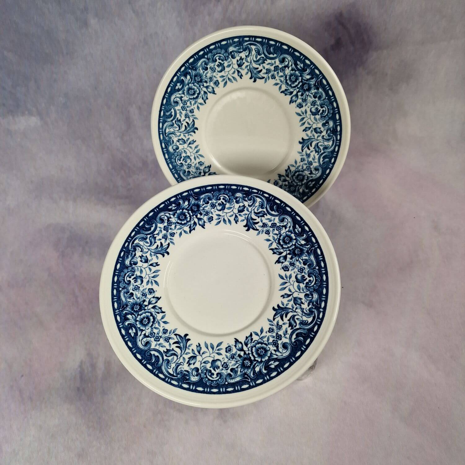 Villeroy & Boch Blue Castle - 2 Unterteller für Kaffeetasse - Untertassen