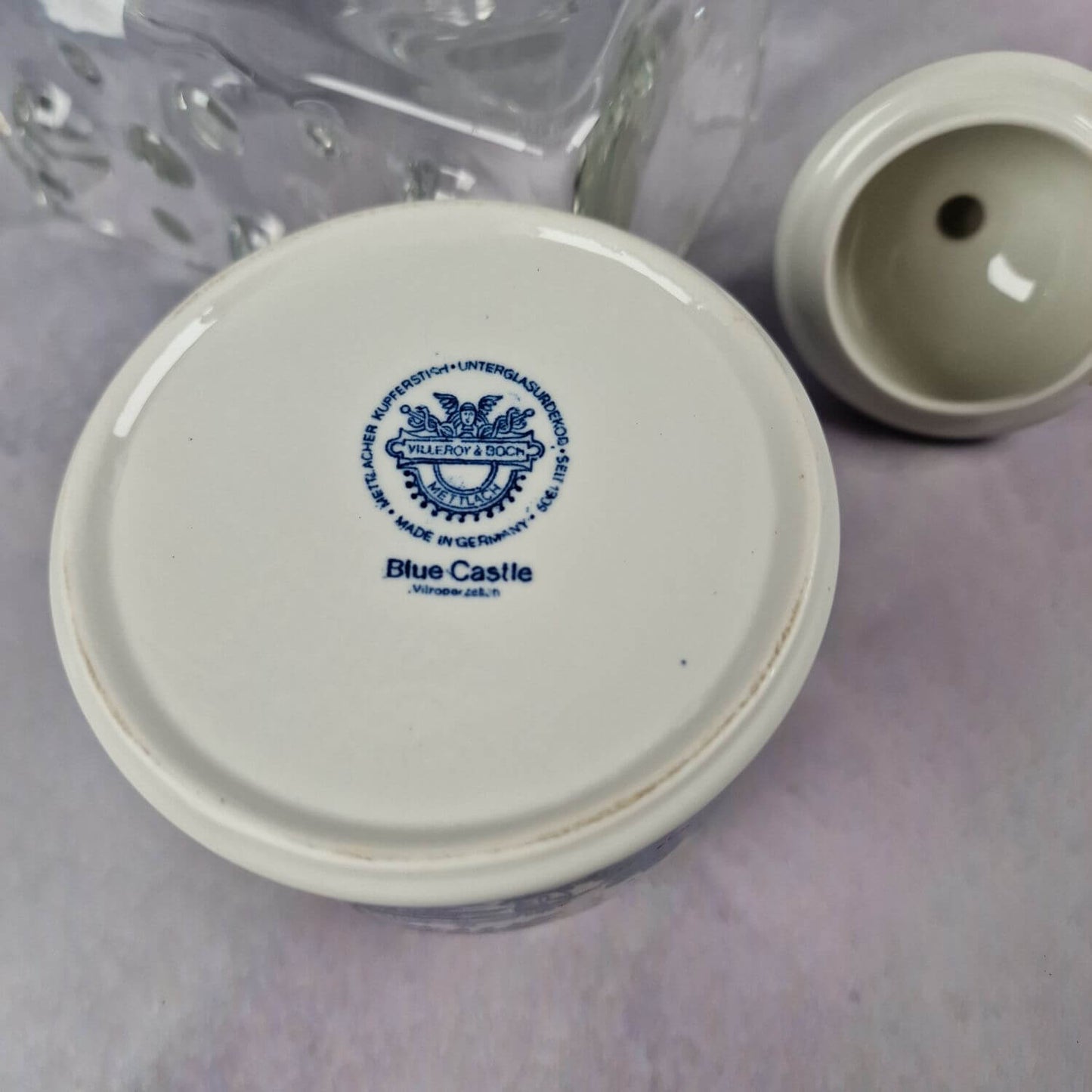 Villeroy & Boch Blue Castle - Zuckerdose mit Deckel