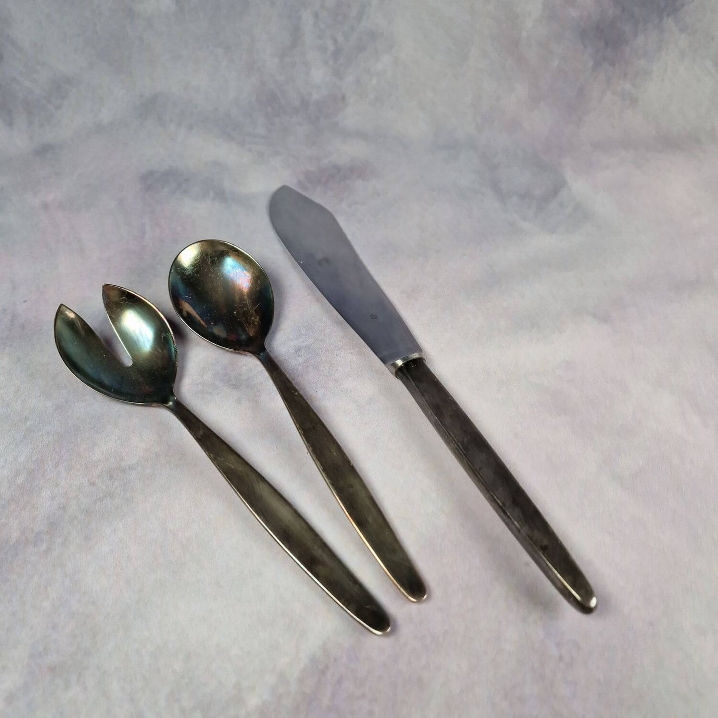 WMF Set Servierbesteck versilbert - Tortenmesser - Salatbesteck