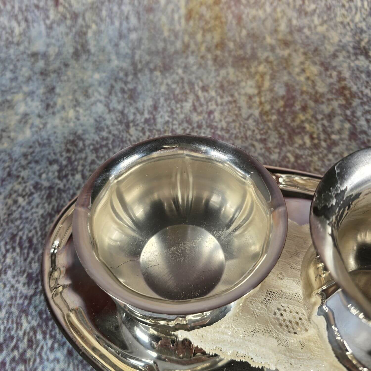 WMF Zucker und Milch - versilbert - auf Tablett