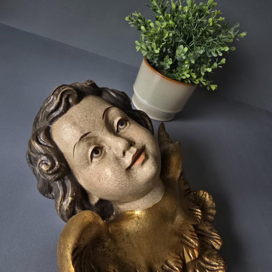 Geschnitzte Putte - Putto - Barockengel