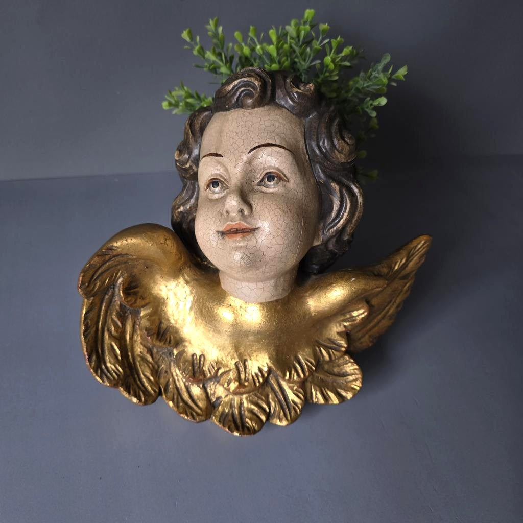Geschnitzte Putte - Putto - Barockengel