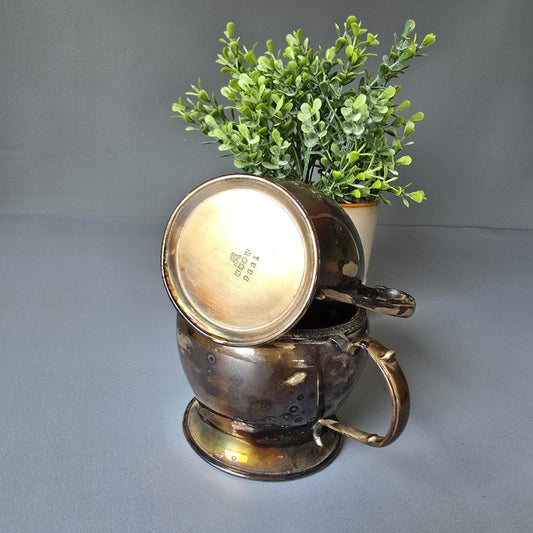 Art Deco - Zucker und Milch-versilbert Harrison Brothers Howson