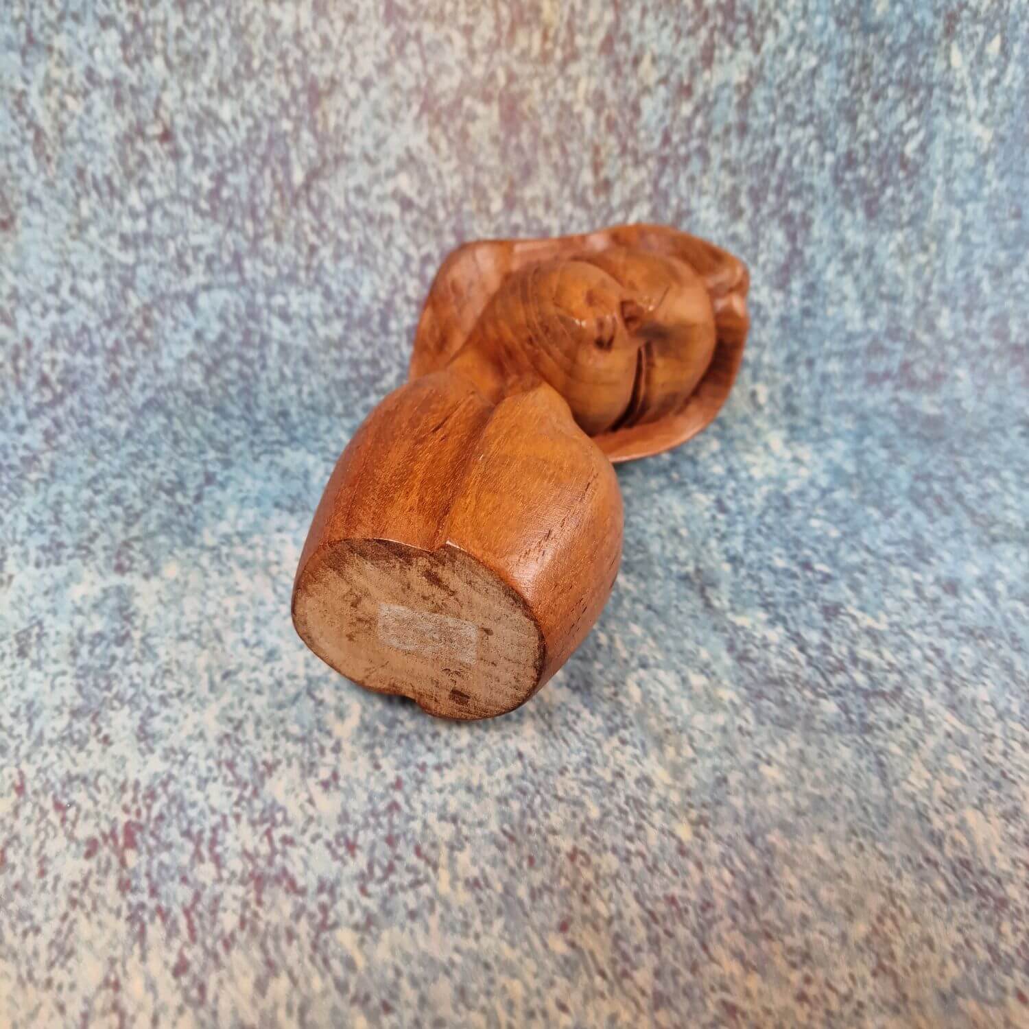Büste aus geschnitztem Holz - wohl moderne Madonna aus der Südsee