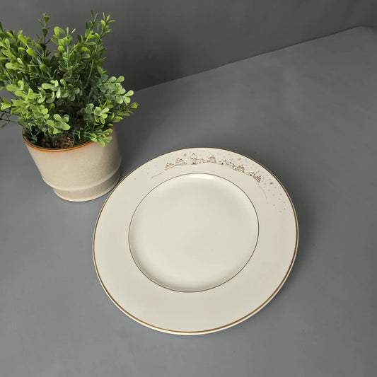 6 Kuchenteller - tiefe Teller - Heinrich - Villeroy & Boch - Bone China Royal Gold