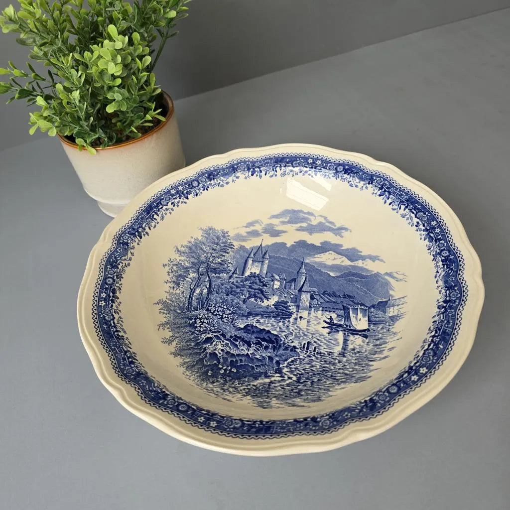 Villeroy & Boch - runde große Schüssel - Burgenland Blau