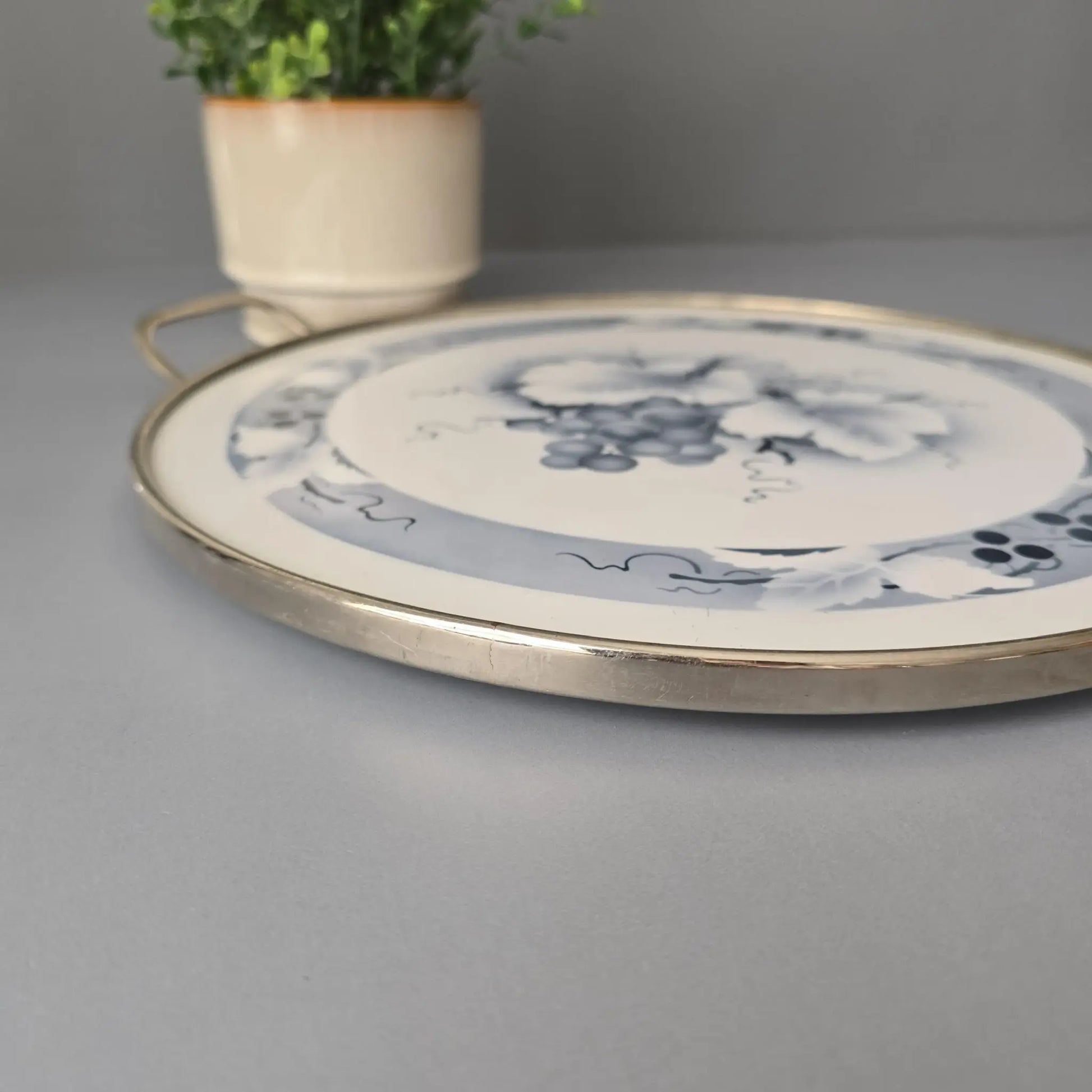 Art Deco Tortenplate mit Spritzdekor- Theodor Paetsch